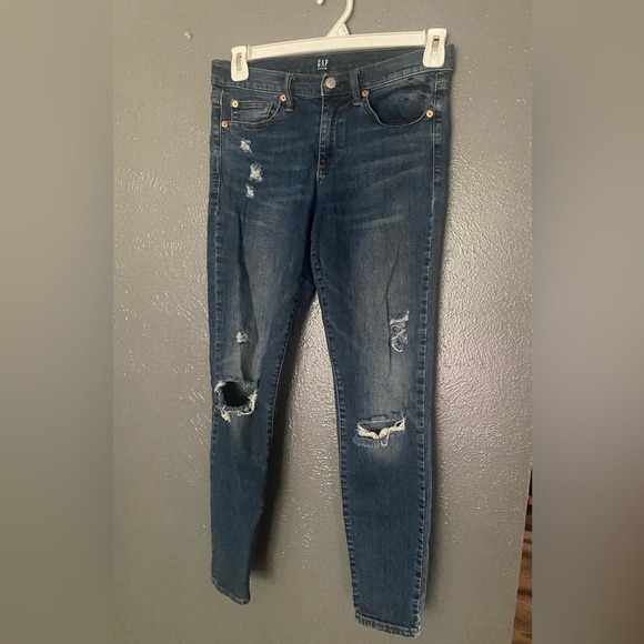 Gap Jeans High Rise  Skinny  Relaxed Denim Jeans size 29R - Picture 5 of 8